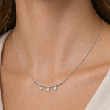 COLAR HEXÁGONOS COM DIAMANTES MABYN