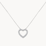 PENDENTE CORAÇÃO COM DIAMANTES DELICE