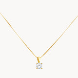 COLGANTE DIAMANTE 0.30 QUILATES MICHELLE CERTIFICADO IGI