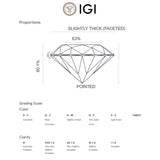 COLGANTE DIAMANTE 0.50 QUILATES MICHELLE CERTIFICADO IGI