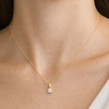 COLGANTE DIAMANTE 0.40 QUILATES MICHELLE CERTIFICADO IGI