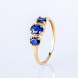BAGUE SAPHIRS ET DIAMANTS ANINA