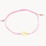 PINK MACRAME WORLD BRACELET