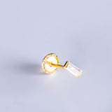 Ear Piercing Bar with Zirconia Dina