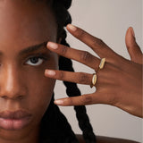 Sello Oro 18kt oval Lia