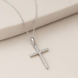 COLGANTE CRUZ Y DIAMANTES ALICA