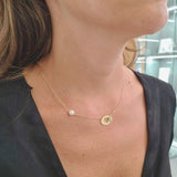 HEART NECKLACE WITH PEARL