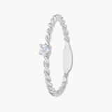 Solitaire Ring with 0.10 Carat Diamond Tayla