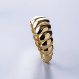 SMOOTH RING CROISSANT II