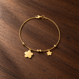 PULSEIRA DE FLORES E CONTAS