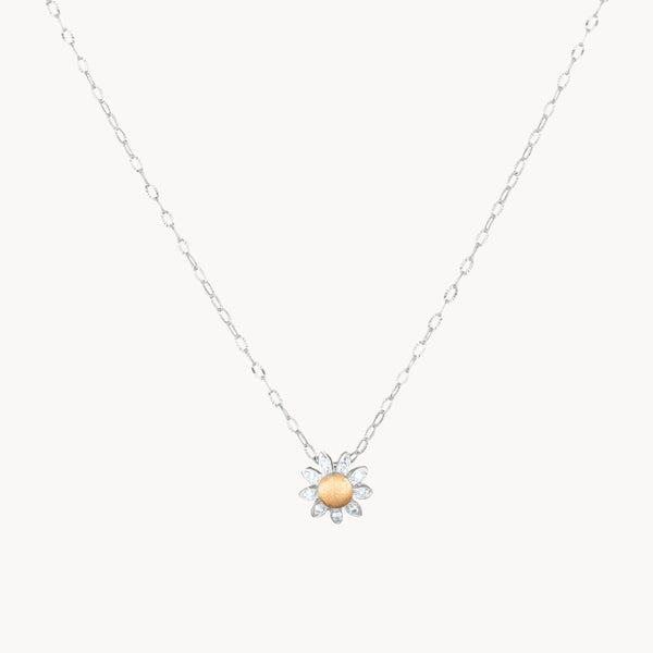 DAISY PENDANT WITH DIAMONDS MIDORI