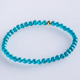 BLUE HOWLITE BEAD BRACELET RACHEL