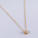 CHATON DIAMOND PENDANT 0.13 CARATS ASYA