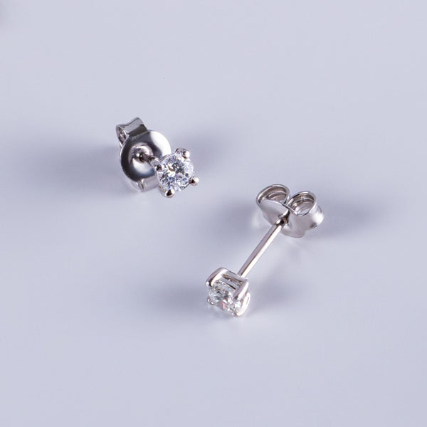 DIAMOND CLAW EARRINGS 0.16 CARATS MICHELLE
