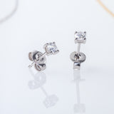 DIAMOND CLAW EARRINGS 0.16 CARATS MICHELLE