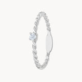 Solitaire ring with 0.070 carat diamond Tayla