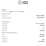 COLGANTE DIAMANTE 0.40 QUILATES MICHELLE CERTIFICADO IGI