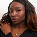 COLGANTE DIAMANTE CHATON 0.20 QUILATES PUNTO DE LUZ