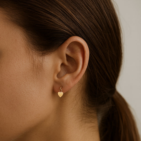 PIERCING EAR HEART BALL ALIYA
