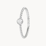 Solitaire Ball Ring with 0.12 Carat Diamond ALYSE