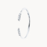Anillo abierto Oro blanco 18kt con diamantes Cadence