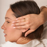 Anillo Oro 18kt aguamarina diamantes Birgit