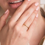 Anillo Oro 18kt diamantes Abby