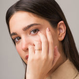 Anillo Oro blanco 18kt diamantes Abby