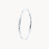 Anillo Oro blanco 18kt con diamantes Abby
