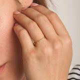Anillo Oro 18kt diamantes Livie