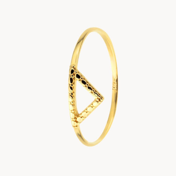 Anillo Oro 18kt triangulo Utari