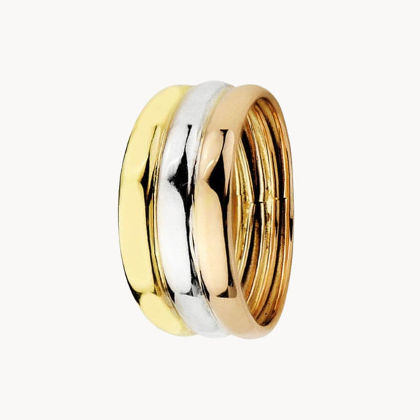 TRICOLOR TRIPLE ALLIANCE RING SAMAR