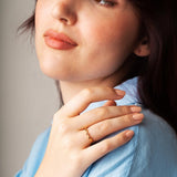 Anillo Oro 18 kt con rubies y diamantes Vitalia