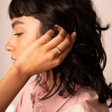 Anillo Oro 18kt con circonitas Amina 1