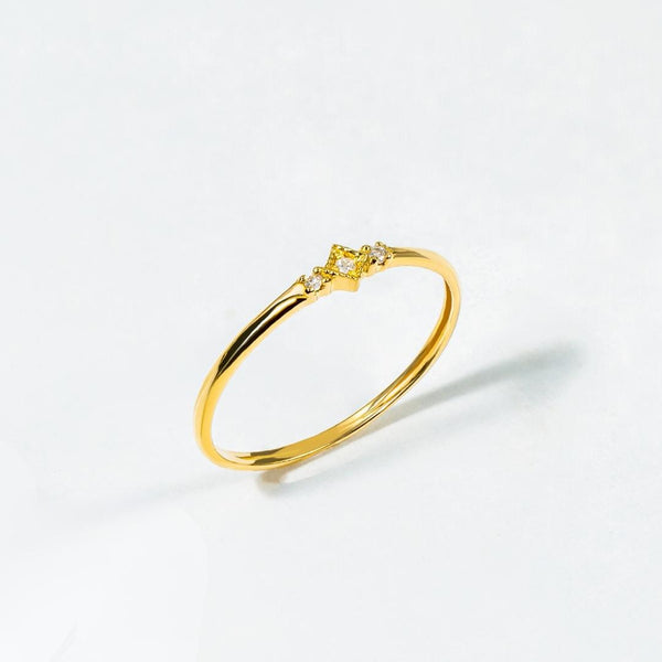 Anillo Oro 18kt con diamantes Oxana