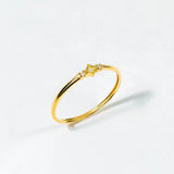 Anillo Oro 18kt con diamantes Oxana