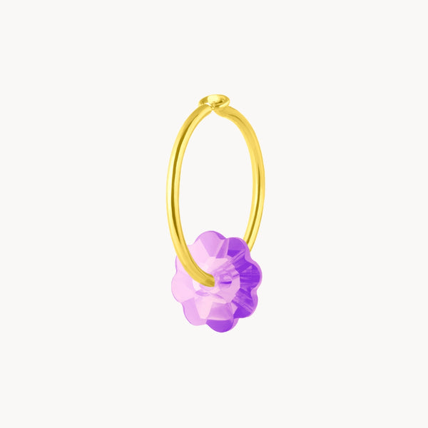 Ring for Helix with Purple Stone Naroa