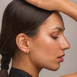 Aros Oro 18kt çcon diamantes Donna