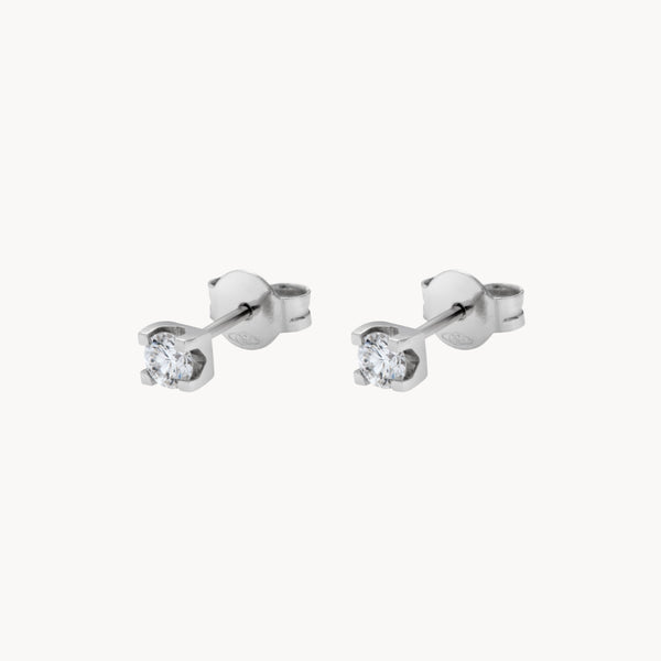 DIAMOND CLAW EARRINGS 0.16 CARATS MICHELLE