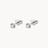 DIAMOND CLAW EARRINGS 0.16 CARATS MICHELLE
