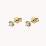 EARRINGS WITH CLAW DIAMOND 0.26 CARATS MICHELLE