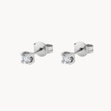 EARRINGS WITH CLAW DIAMOND 0.26 CARATS MICHELLE