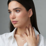 Colgante Oro 18kt con diamante o de Mimikoko