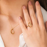 Colgante Oro 18 kilates con diamantes o de Mimikoko