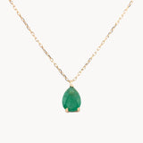 Colgante Oro 18kt esmeralda Keren