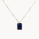 Colgante Oro 18kt zafiro Francesca