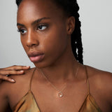 Colgante Oro 9kt aro perla Ivana