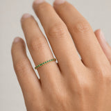 RING WITH EMERALDS CORNELIA