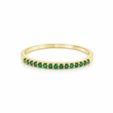 RING WITH EMERALDS CORNELIA