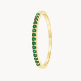 RING WITH EMERALDS CORNELIA